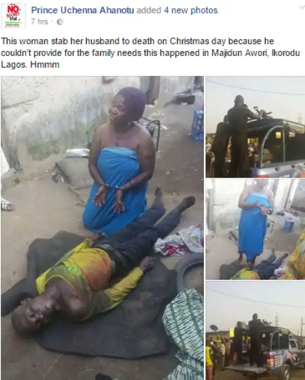 Update: See Dead Body Of The Man Killed By His Wife For Refusing To Provide For Christmas